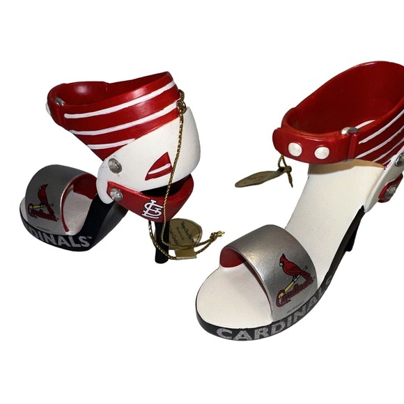 MLB St. Louis Cardinals Novelty Sandal‎ Heels Collectible Display - Picture 4 of 10